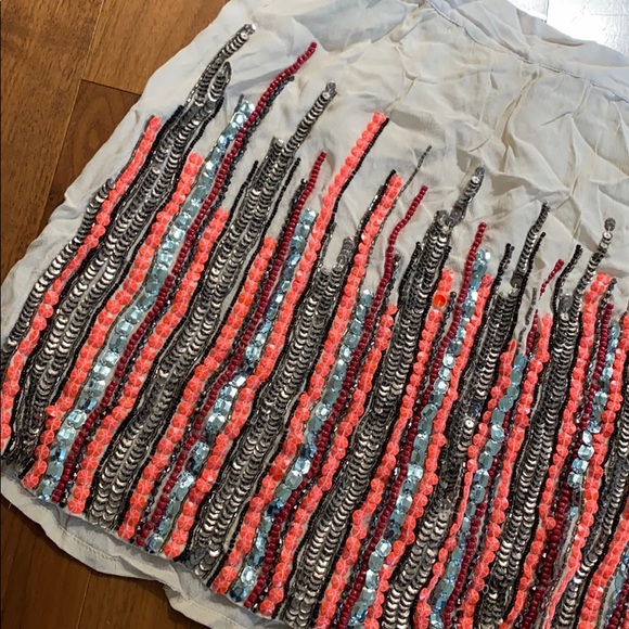 NWT Romeo & Juliet Couture Sequin and Beaded Skirt - Picture 8 of 10